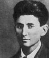 Portrait mit Link zur Wikipedia: Kafka